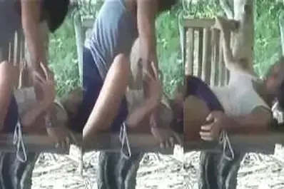 Bokep Indo Cewek SMA Ngentot di Gubuk Tua